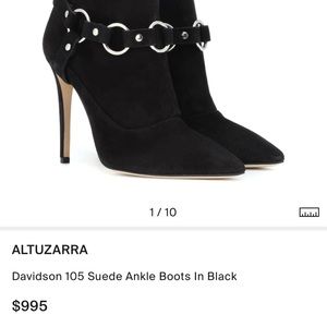 Altuzarra suede boots NWT
